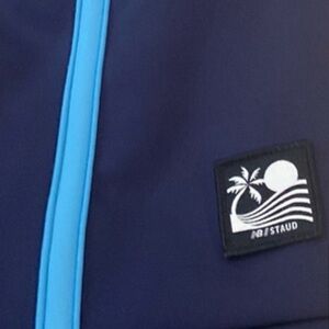 New Balance x STAUD Zip Through Dress in Navy Blue